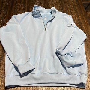 FAIRWAY&GREENE made in USA quarter zip. Mens XL Iroubadour on sleeve.